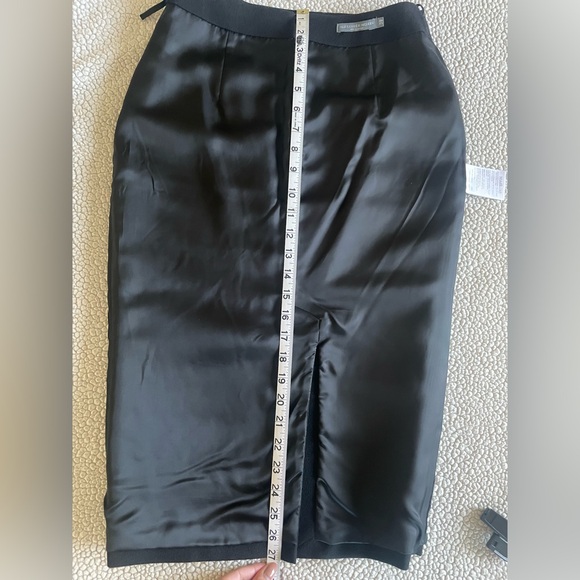 Alexander McQueen Black Virgin Wool Pencil Skirt NWT IT 38 / US 2 MSRP $650 - Picture 16 of 16